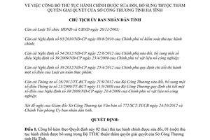 Quyết định 3276/QĐ-UBND năm 2012 công bố thủ tục hành chính thuộc thẩm quyền