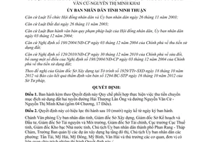 Quyết định 64/2012/QĐ-UBND phối hợp thực hiện việc thu tiền chuyển mục đích