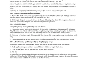 Thông tư 56/2012/TT-BNNPTNT quy định cải tạo rừng tự nhiên nghèo kiệt