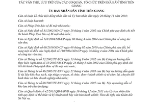 Quyết định 2737/QĐ-UBND năm 2012 sửa đổi Quy định công tác văn thư lưu trữ