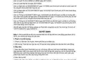 Quyết định 2335/QĐ-UBND năm 2012 đổi mới và phát triển kinh tế tập thể Lâm Đồng