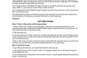 Thông tư liên tịch 62/2012/TTLT-BNNPTNT-BTC hướng dẫn cơ chế quản lý sử dụng