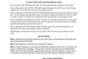 Quyết định 51/2012/QĐ-UBND Quy chế tổ chức hoạt động của tổ dân phố thôn Đà Nẵng