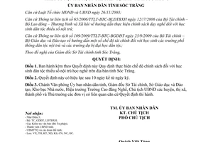 Quyết định 49/2012/QĐ-UBND thực hiện chế độ chính sách đối với học sinh dân tộc