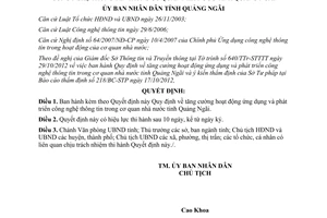 Quyết định 42/2012/QĐ-UBND Quy định tăng cường hoạt động ứng dụng phát triển