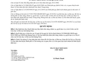 Quyết định 30/2012/QĐ-UBND chức năng nhiệm vụ quyền hạn cơ cấu Sở Giáo dục