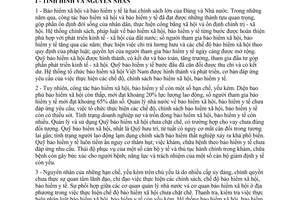 Nghị quyết 21-NQ/TW năm 2012 tăng cường sự lãnh đạo của Đảng công tác bảo hiểm