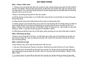 Thông tư 23/2012/TT-BKHCN hướng dẫn vận chuyển an toàn vật liệu phóng xạ