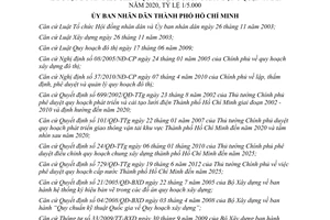 Quyết định 6011/QĐ-UBND năm 2012 quy hoạch chung xây dựng quận 10