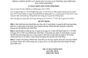 Quyết định 48/2012/QĐ-UBND Quy chế trách nhiệm quan hệ phối hợp hoạt động