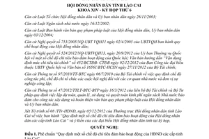 Nghị quyết 32/2012/NQ-HĐND chế độ chi tiêu đảm bảo hoạt động của Hội đồng