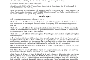 Quyết định 6411/QĐ-UBND năm 2012 kiện toàn Thanh tra Sở Kế hoạch Đầu tư HCM