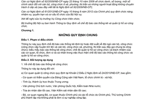 Thông tư 11/2012/TT-BNV chế độ báo cáo thống kê và quản lý hồ sơ công chức