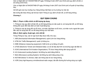 Thông tư 51/2012/TT-BGTVT quy định bản đồ sơ đồ hàng không