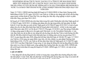 Kế hoạch 80/KH-UBND thực hiện KL 104-KL/TU xây dựng kết cấu hạ tầng Phú Yên