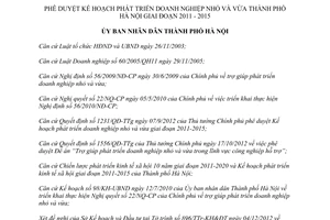 Quyết định 6023/QĐ-UBND năm 2012 phê duyệt Kế hoạch phát triển doanh nghiệp nhỏ