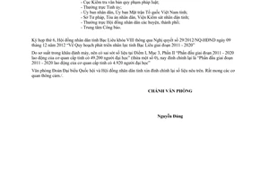 Công văn 161/VP đính chính văn bản do tỉnh Bạc Liêu ban hành