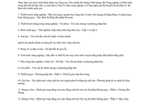 Công văn 6113/BNN-KHCN đề nghị công bố tiêu chuẩn quốc gia