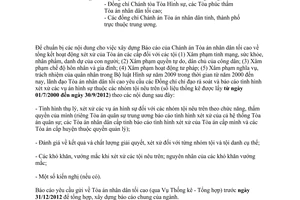 Công văn 158/TA-TKTH tổng kết hoạt động xét xử của Tòa án các cấp