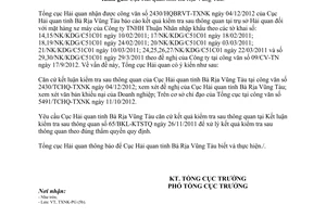 Công văn 7242/TCHQ-TXNK xác định trị giá tính thuế