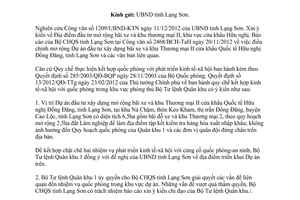 Công văn 2197/BTL-TaC 2012 xin ý kiến địa điểm đầu tư mở rộng bãi xe khu thương mại II cửa khẩu Hữu Nghị