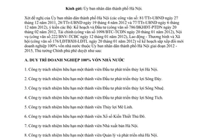 Công văn 2252/TTg-ĐMDN phê duyệt kế hoạch sắp xếp đổi mới doanh nghiệp