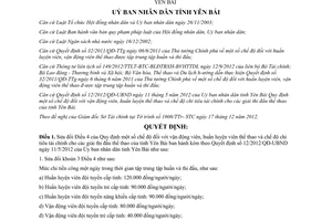 Quyết định 46/2012/QĐ-UBND sửa đổi Quy định chế độ đối với vận động viên