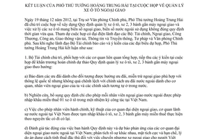 Thông báo 427/TB-VPCP kết luận của Phó Thủ tướng Hoàng Trung Hải tại cuộc họp