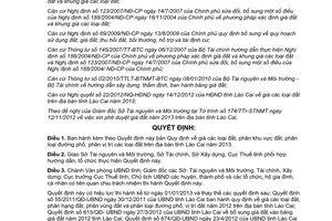 Quyết định 58/2012/QĐ-UBND Quy định giá đất phân khu vực đất phân loại đường