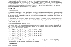 Kế hoạch 10462/KH-UBND thực hiện QĐ 37/2010/QĐ-TTg xây dựng xã phù hợp trẻ em