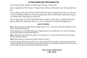 Quyết định 18/2012/QĐ-UBND giá dịch vụ khám chữa bệnh trong cơ sở y tế nhà nước
