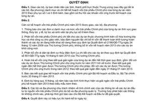 Quyết định 1808/QĐ-BKHĐT năm 2012 kế hoạch vốn trái phiếu Chính phủ 2013