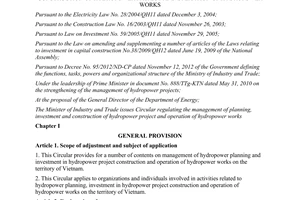 Circular No. 43/2012/TT-BCT regulation on management of planning investment and