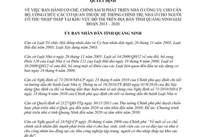 Quyết định 3477/2012/QĐ-UBND Quy định cơ chế chính sách phát triển nhà ở công vụ