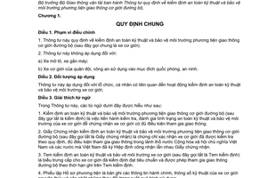 Thông tư 56/2012/TT-BGTVT kiểm định an toàn kỹ thuật bảo vệ môi trường