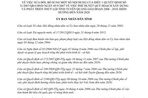 Quyết định 28/2012/QĐ-UBND xây dựng và phát triển thuỷ lợi Tuyên Quang