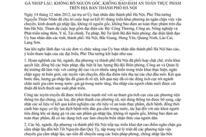 Thông báo 433/TB-VPCP kết luận của Nguyễn Thiện Nhân ngăn chặn gà nhập lậu