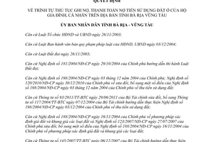 Quyết định 47/2012/QĐ-UBND trình tự thủ tục ghi nợ thanh toán nợ tiền sử dụng