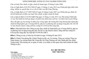 Thông tư 48/2012/TT-BCT Quy chuẩn kỹ thuật Quốc gia trang thiết bị phụ trợ