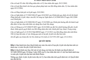 Quyết định 42/2012/QĐ-UBND Mức thu phí lệ phí tỉnh Bình Phước