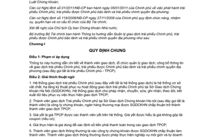 Thông tư 234/2012/TT-BTC hướng dẫn quản lý giao dịch trái phiếu Chính phủ