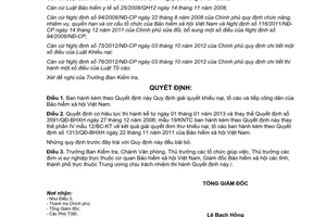 Quyết định 1788/QĐ-BHXH năm 2012 giải quyết khiếu nại tố cáo tiếp công dân