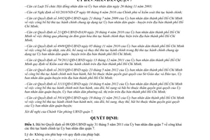 Quyết định 17/QĐ-UBND 2012 bãi bỏ 08/QĐ-UBND công khai thủ tục hành chính quận 7 Hồ Chí Minh