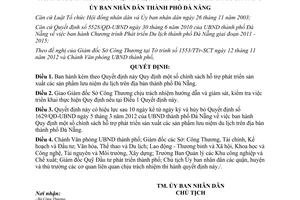 Quyết định 55/2012/QĐ-UBND Quy định chính sách hỗ trợ phát triển sản xuất