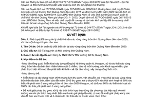 Quyết định 3983/QĐ-UBND năm 2012 Đề án quản lý chất thải rắn vùng nông thôn