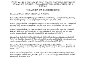 Quyết định 5682/QĐ-UBND năm 2012 Quy định định mức kỹ thuật đào đắp giao thông