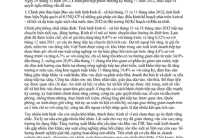 Nghị quyết 83/NQ-CP năm 2012 phiên họp Chính phủ thường kỳ tháng 11