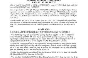 Nghị quyết 24/2012/NQ-HĐND đầu tư xây dựng cơ bản 2013 Hưng Yên