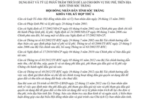 Nghị quyết 25/2012/NQ-HĐND mức thu phí đấu giá phí tham gia đấu giá tài sản