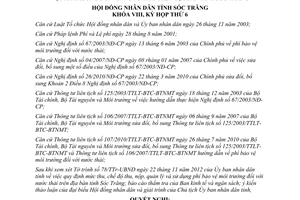 Nghị quyết 30/2012/NQ-HĐND mức thu chế độ thu nộp quản lý sử dụng phí bảo vệ